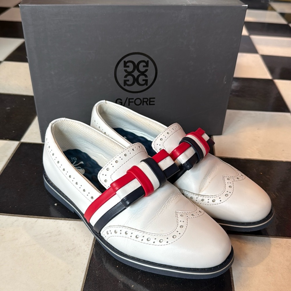G/FORE Ladies Ribbon Brogue Cruiser Gallivanter, US Size 8